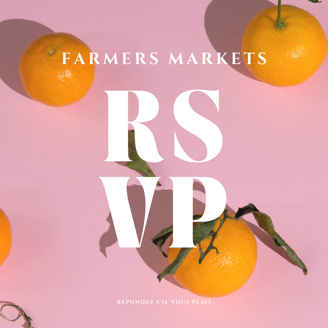 New Farmers Markets RSVP